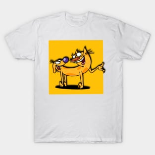 90’s Cartoon Cat & Dog T-Shirt